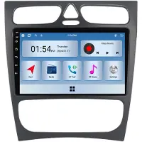 RoverOne 6G+128G Bilmultimediaspelare Radio CarPlay Bluetooth Android GPS för Mercedes Benz C Class S203 CL203 W203 2000 - 2004