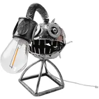 Typecat Angler Fish Lamp USB Uppladdningsbar Desktop Metall Ljus Handgjorda Hem Vardagsrum Dekoration Liten