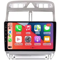 RoverOne Bilradio Bluetooth CarPlay GPS-Navigering för Peugeot 307 2001 - 2013