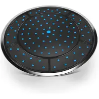 Spactz 1 st 25 cm rund plasttopplatta för duschrummet