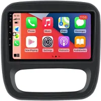 RoverOne Bilradio Bluetooth CarPlay GPS-Navigering för Renault Trafic 3 2014 - 2021 for Opel Vivaro B 2014 - 2018