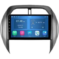 RoverOne 4G+64G Bilradio Bluetooth CarPlay Android Auto GPS-navigering för Toyota RAV4 2003 - 2005