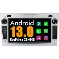 RoverOne 2G+64G Bilradio Bluetooth CarPlay Android Auto Radio GPS för Vauxhall Opel Vivaro 2006-2010 S
