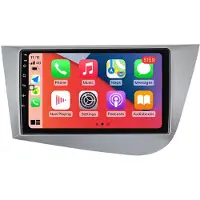 RoverOne Bilradio Bluetooth CarPlay GPS-Navigering för Seat Leon 2 2005 - 2012