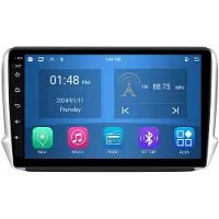 RoverOne 4G+64G Bilradio Bluetooth CarPlay Android Auto GPS-navigering för Peugeot 2008 208 1 2012 - 2020