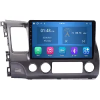 RoverOne 4G+64G Bilradio Bluetooth CarPlay Android Auto GPS-navigering för Honda Civic 8 FK FN FD 2005 - 2012