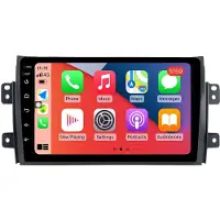 RoverOne Bilradio Bluetooth CarPlay GPS-Navigering för Suzuki SX4 1 2006 - 2014 for Fiat Sedici 189 2005 - 2014
