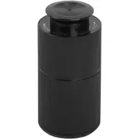 Melitt Premium Aromaterapi Diffuser USB Laddning Aluminiumlegeringar Material Aromatic Oil Diffuser Luftfräschare Enhet Svart