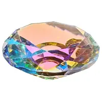Typecat 60 mm K9 Kristalldiamant Pappersvikt Dekorativ RegnbåGsmaskin Prisma Glas Diamanter BröLlopsrum Skrivbordsdekorationer B