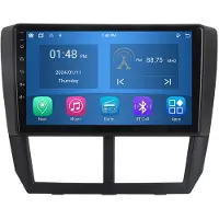 RoverOne 4G+64G Bilradio Bluetooth CarPlay Android Auto GPS-navigering för Subaru Forester 3 SH 2007 - 2013 Impreza GH GE 2011