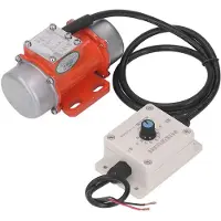Tlily 30 W Betongvibrator, 4000 RPM Elektrisk Vibrerande Motor med Hastighetsregulator och Justerbar SpäNnande 24V