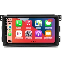 RoverOne Bilradio Bluetooth CarPlay GPS-Navigering för Mercedes Benz Smart 2005 - 2010