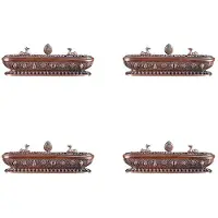 Melitt 4X Tibet RöKelsebräNnare Handgjord RöKelsehåLlare Zen Teahouse Hemmakontor Dekoration Hantverk Ornament 3