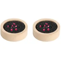Wella 2X Trä Lava Rock Eterisk Oljespridare, Svart Lava Rock Stone Diffuser, Stone Diffuser för Hem, Kontor, Yoga, Bastu