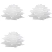 Melitt 3X Lotus Ljuskrona Lampskärm DIY Lotus Flower Sexlagers Lampskärm Romantisk Rum Pendent Lighting Cover Hotellbardekor