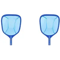 ISTOVO 2X Poolskimmernät, för 1-1/4 Tums Stång, Poolskimmer för Rengöring Av Pool, Spa, Dammar och Uppblåsbar Barnpool B