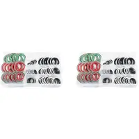 Wella A/CO Ring Kit, Biltillbehör Packning, O Ring Sortiment Kit, AC O Ring Kit, 120st AC Tätningssats, A/C Kompressor Tätningssats
