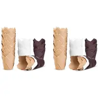 Wella 400St Tulip Cupcake Liners, Muffin Liners Hållare för Bakningsmuggar, Fettfast Cupcake Wraps för Fest, Jul