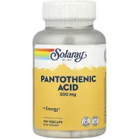 Solaray Pantotensyra 500mgr 100 Enheter