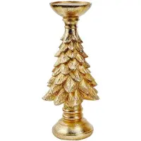 Melitt Retro Harts Julgransljusstake - Festlig Dekoration, Skrivbordsatmosfär, Vintage Hantverksljusstake A