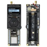 Zandona LILYGO T-TWR REV2.1 ESP32-S3 VHF Walkie-Talkie-Utvecklingskort L76K GNSS-Modul med 1,3 Tums OLED PMU AXP2102 Batterihållare