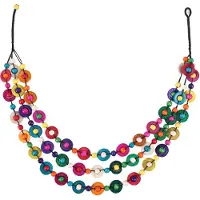 Melitt Bohemian Coconut Shell TräPäRlhalsband för Kvinnor Flickor Smycken Handgjorda PäRlor LåNga Halsband Mors Dag Presenter