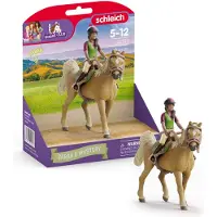 Schleich Horse Club - Sarah &amp; Mysterium - 6 Delar - 42714 - - One Size - Leksaksfigur
