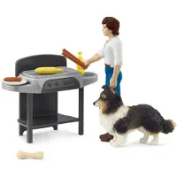 Schleich Grill-Äventyr Med Tom - 42754 - 12 Delar - - One Size - Leksaksfigur
