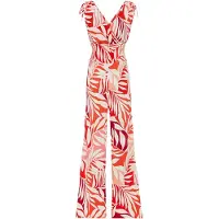 LASCANA Jumpsuit ecru / rosa / röd / bordeaux
