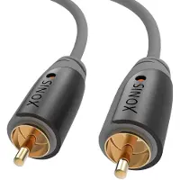 Sinox beslag Sinox Plus+ Digital Coaxial Cable - Ljudkabel - RCA hane till RCA hane - 2 m