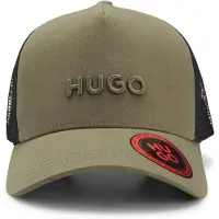 HUGO Cotton-twill cap with mesh panels