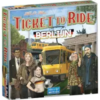 Days of Wonder Ticket to Ride Berlin Brädspel - Tåg Ruttbyggande Strategispel, Roligt Familjespel för Barn & Vuxna, 8+, 2-4 Spelare, 10-15 Minuter Speltid