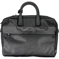 Calvin Klein Svart polyesterhandväska