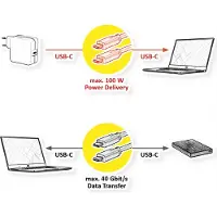 Roline USB-kabel USB 4.0 USB-C-kontakt, USB-C-kontakt 0.50 m Svart Skärmad 11.02.9091