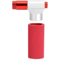 Wella CO2-Cykelpump för Cykel Aluminiumlegeringstyp UppblåSare Cykelpumphuvud Minicykelpump Schrader-Ventil Kompatibel