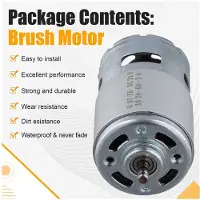 Melitt 5X 775 21V Liten Borstmotor Höghastighets Tyst Motor Högeffekts Dubbellagermotor