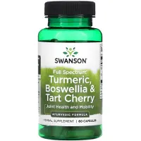 Swanson Health , Full Spectrum, Turmeric, Boswellia & Tart Cherry, 60 Kapslar
