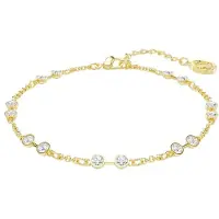 Swarovski Personlig Design Lycklig Imitationskristallarmband Unisexarmband Guld 5734677 Box+Shopping Bag (Random Color)