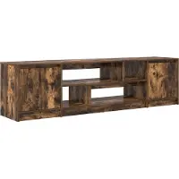 vidaXL TV-bänk rökt ek 188,5x41x50 cm konstruerat trä