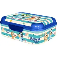 Bluey Matlåda - 1,4 L - Blå m. Tryck - - One Size - Matlåda