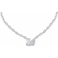 Swarovski Swan Around Halsband Litet Damhalsband Silver 5240581 Box (Random Color),F,Silver