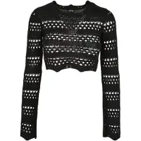 Urban Classics Crochet Långärmad Topp