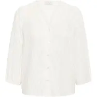 Kaffe Blus 'Gabriela' vit