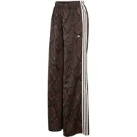 Adidas Originals Satin Snake Print Firebird Track Pants, brun