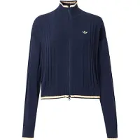 Adidas Originals Cable Knit Firebird Sweatshirt Med Dragkedja