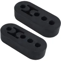ISTOVO 2X Universal Black Rubber Car Exhaust Hanger Bushing