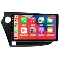RoverOne Bilradio Bluetooth CarPlay GPS-Navigering för Honda Insight 2 2009 - 2014