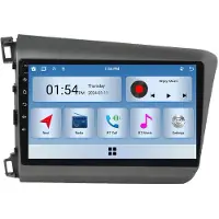 RoverOne 6G+128G Bilmultimediaspelare Radio CarPlay Bluetooth Android GPS för Honda Civic 9 FB FK FD 2011 - 2015