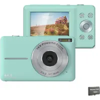 INF Digitalkamera 44MP/1080P/16X med digital zoom/fyllnadsljus/32GB kort Green
