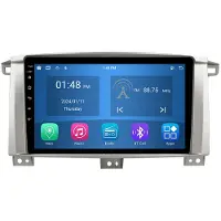RoverOne 4G+64G Bilradio Bluetooth CarPlay Android Auto GPS-navigering för Toyota Land Cruiser LC 100 2002 - 2007